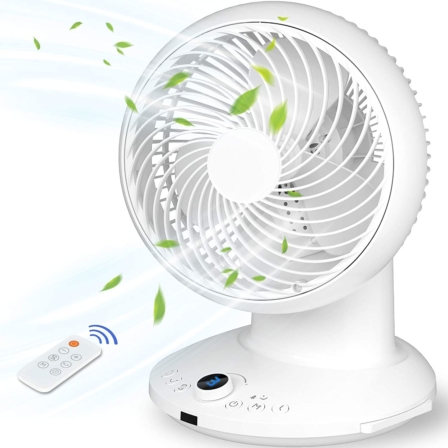 ventilateur avec télécommande - Supalak Ventilateur de bureau Turbo