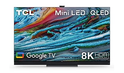 TV 55 pouces à moins de 600 euros - TCL 75X925 Mini Led 8K GoogleTV 2021