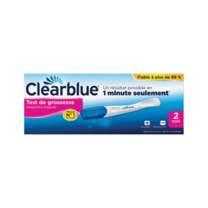  - Test de grossesse Clearblue Plus Détection Rapide – 2 tests