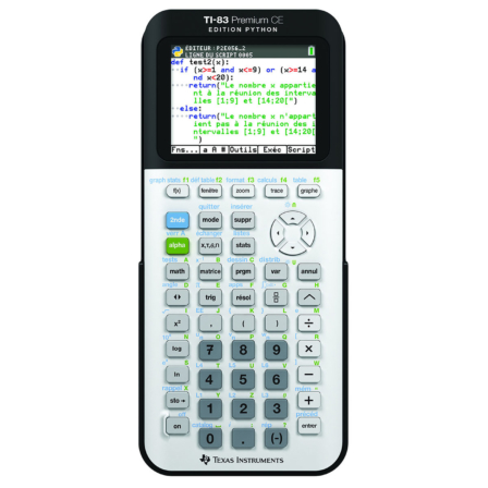 calculatrice - Texas Instruments TI-83 Premium CE Edition Python