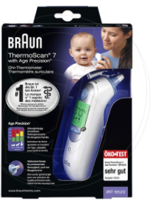 thermomètre électronique - Thermomètre électronique Braun ThermoScan 7