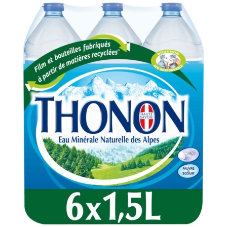 eau minérale pour bébé - Thonon eau minérale naturelle des Alpes
