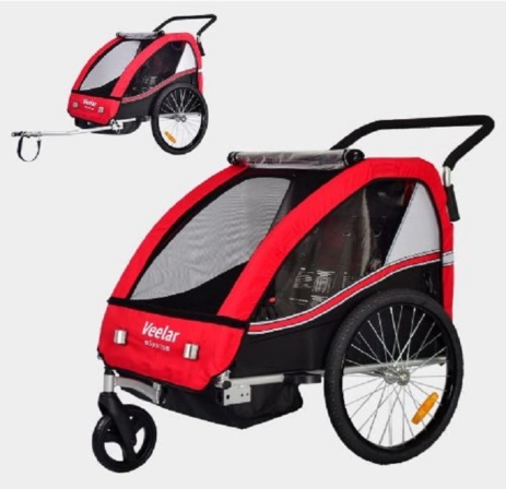 remorque vélo pour enfant - Tiggo World Convertible Jogger 50202-01