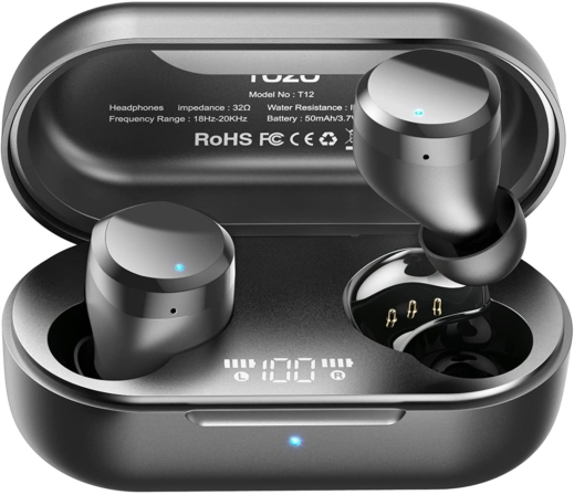 écouteurs sans fil à moins de 50 euros - Tozo T12