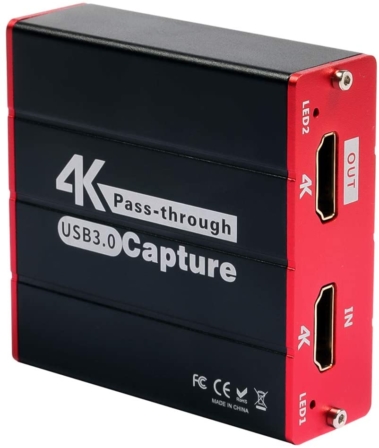 carte de capture vidéo - TreasLin Carte de Capture USB HD 1080p