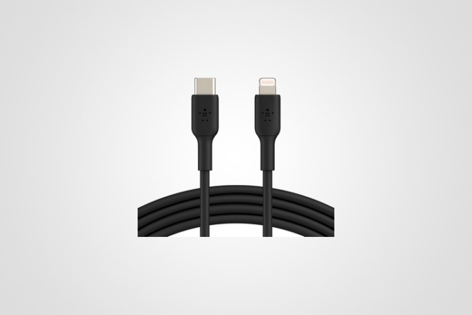 Câble lightning vers USB-C pour iPhone