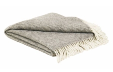 Urbanara Gotland couverture en laine-pure de 220 x 240 cm