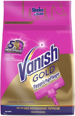 détachant pour tapis - Vanish Gold Power Clean&Fresh