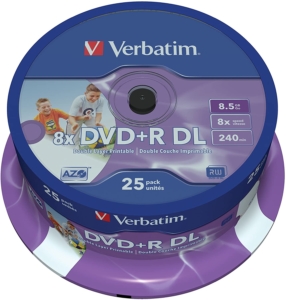  - Verbatim 43667 DVD+R DL – Pack de 25