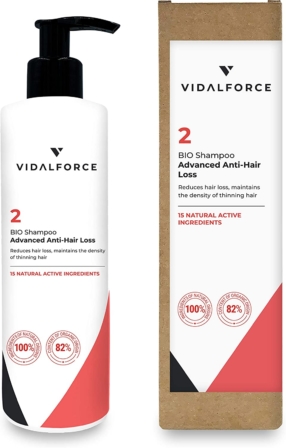 shampoing pour cheveux cassants - Vidal Shampoing bio anti-chute
