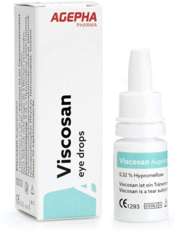 gouttes pour les yeux secs - Agepha-pharma Viscosan eye drops