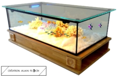 table basse aquarium - VPA Design Vitae