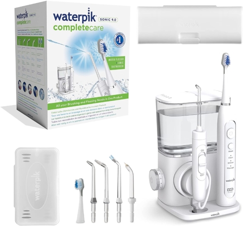 brosse à dents électrique avec jet d'eau - Waterpik Completecare Sonic 9.0