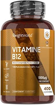 complément alimentaire B12 - WeightWorld  –  Vitamine B12 Méthylcobalamine