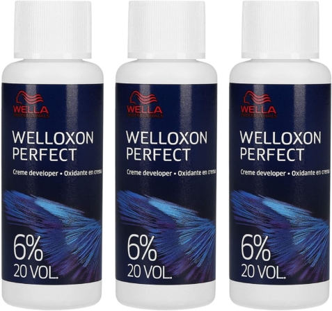 shampoing américain décolorant - Wella – Lot de 3 crèmes oxydantes Welloxon Perfect