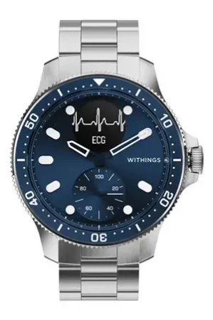 montre Withings - Withings – Scanwatch Horizon bleu