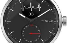 Withings Scanwatch - Montre connectée hybride avec ECG, Fréquence cardiaque, SPO2 et suivi du Sommeil