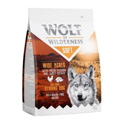croquettes pour chien stérilisé - Wolf of wilderness Soft Wide Acres