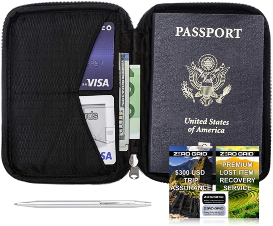 portefeuille de voyage - Zero Grid porte passeport