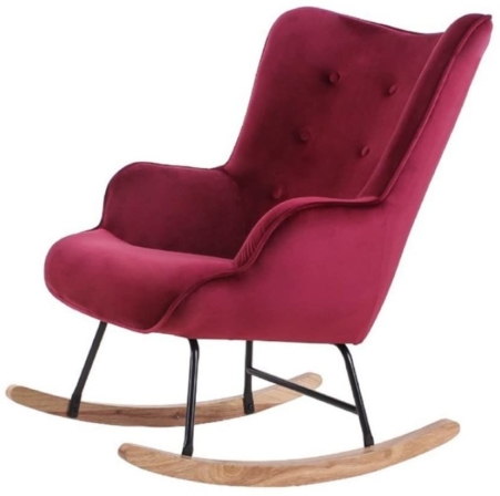 fauteuil à bascule - Zons H92X100X68CM Bordeaux