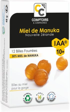 miel de manuka - Comptoirs Et Compagnies  Billes Fourrées au Miel de Manuka