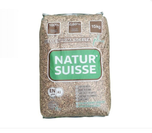 sac de pellets pas cher - Natur’Suisse - Granulés de bois 15 kg