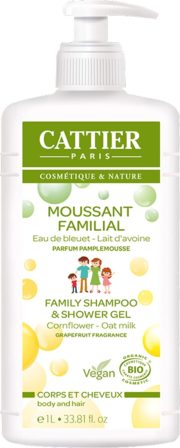 gel douche parfumé - Cattier Moussant Familial