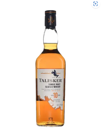 whisky tourbé - Talisker Skye Single Malt 10 ans