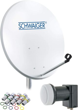 antenne satellite - SCHWAIGER 470 RAL7035