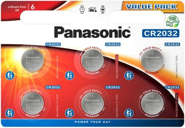 piles CR2032 - Panasonic CR2032