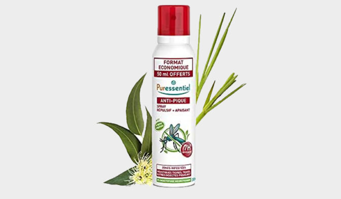 anti-moustique extérieur - Spray anti-pique de Puressentiel