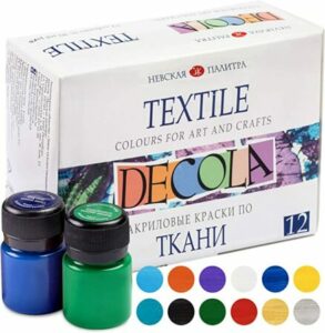  - Decola – Set de peinture textile acrylique