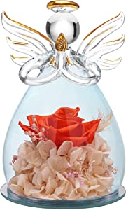 roses éternelles - ANLUNOB Forever Rose in Angel Glass