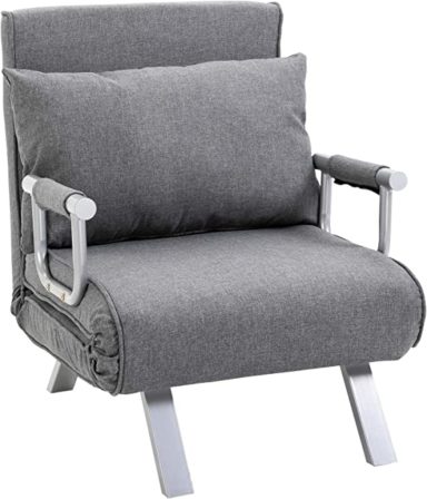fauteuil convertible confortable pour dormir - Homcom 833-040V01