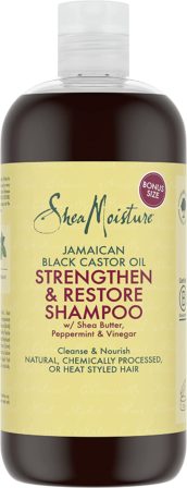 shampoing pour cheveux afro - Shea Moisture Shampooing fortifiant et revitalisant