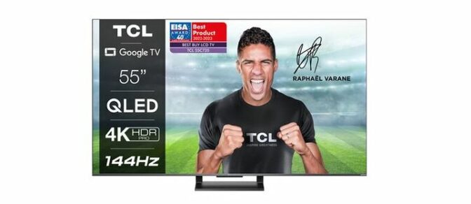 TV 55 pouces à moins de 1000 euros - TCL 55C735 2022