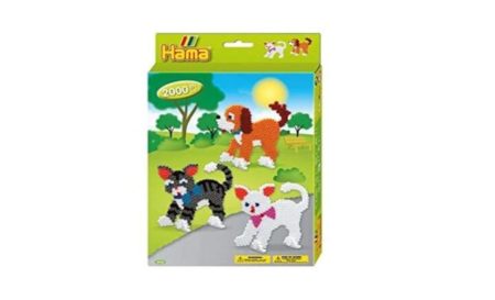  - Hama – Boîte de perles à repasser chiens et chats