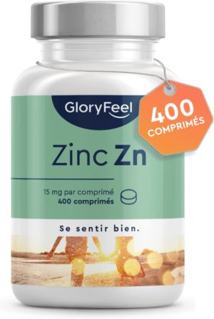 complément alimentaire zinc - GloryFeel Zinc comprimés