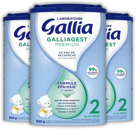 lait infantile pour bébé - Laboratoire Gallia Galliagest 2 Premium