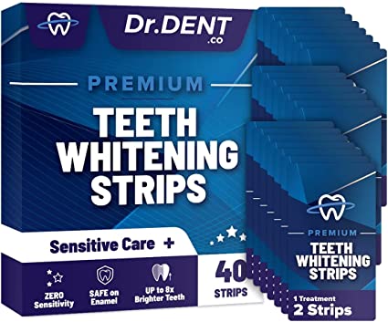 kit de blanchiment dentaire - Dr. Dent Teeth Whitening Strips