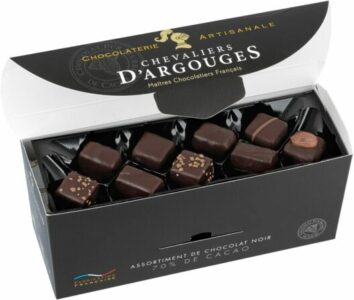  - Assortiment de chocolats noirs 70% Chevaliers d’Argouges
