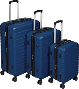  - Amazon Basics – Lot de valise de voyages à roulettes pivotantes