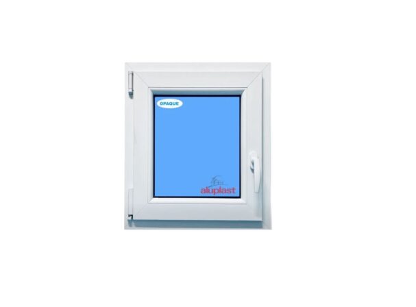 Eco-Blu - Fenêtre PVC oscillo-battante tirant gauche verre dépoli 70 x 50 cm