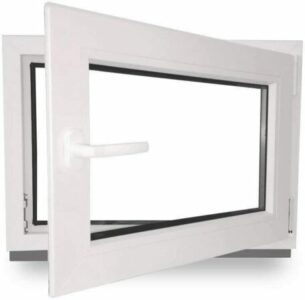 - Hexa’Fen – Fenêtre PVC Triple Vitrage 50 x 40 cm