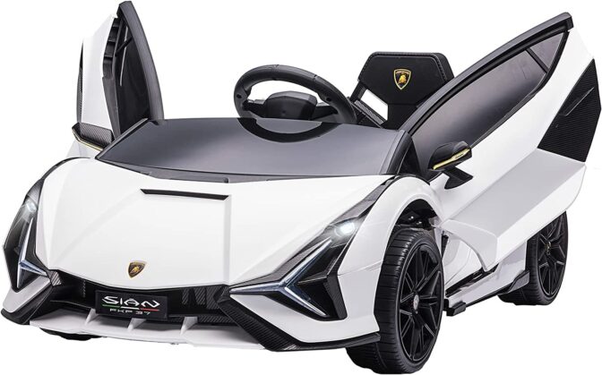 voiture électrique pour enfant - HOMCOM - Lamborghini pour enfant