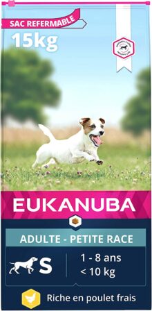 croquettes pour chien - Eukanuba - Croquettes pour chien de petite race 15 kg