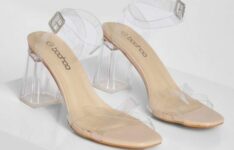 Bohoo – Sandales à talons transparents