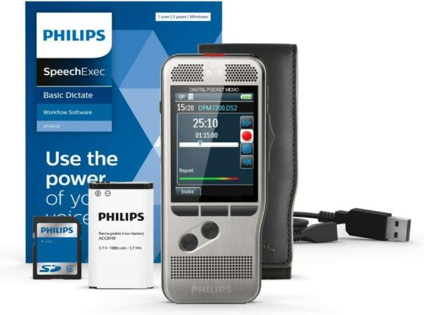 enregistreur vocal - Philips Pocket-Mémo DPM7200