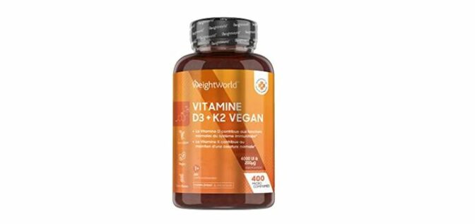 Vitamine D3 K2 Vegan extra fort WeightWorld