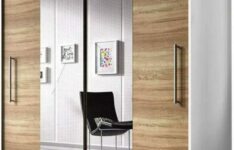  - Armoire de chambre avec 2 Portes coulissantes E-meubles